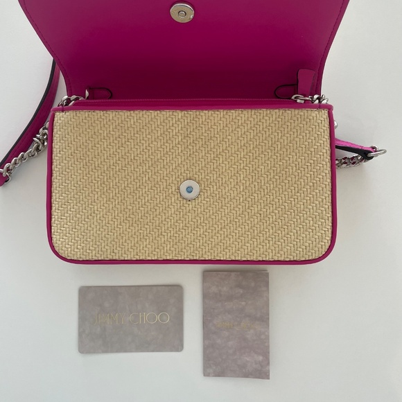 Raffia Jimmy Choo Cheri bag - Picture 6 of 7